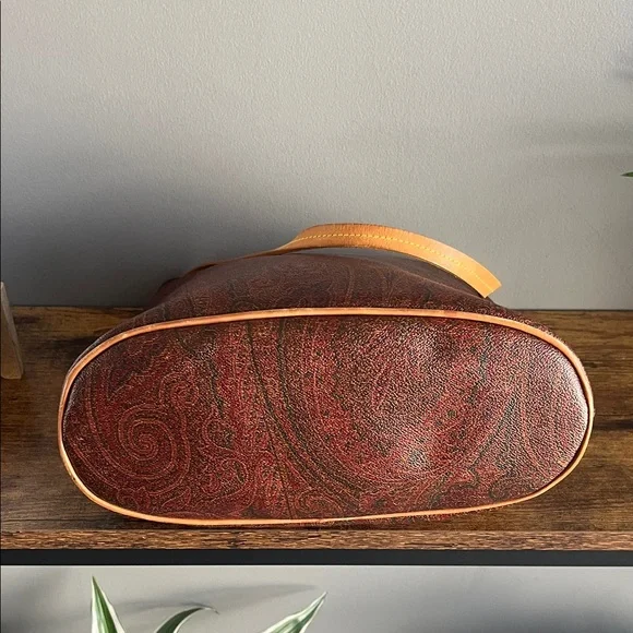 ETRO Brown Paisley Shoulder Bag - Picture 4 of 14